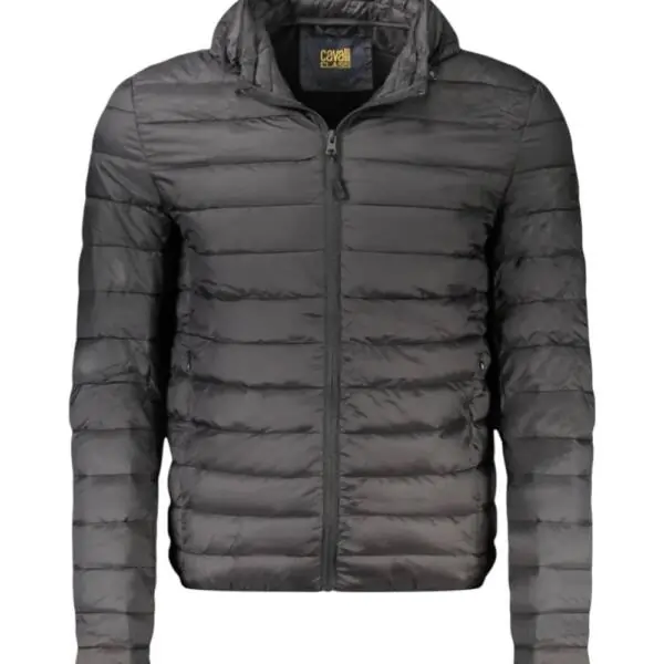 Cavalli Class - Ανδρικό Χειμερινό Μπουφάν TXT40TSB049-05051 Μαύρο TXT40TSB049-05051