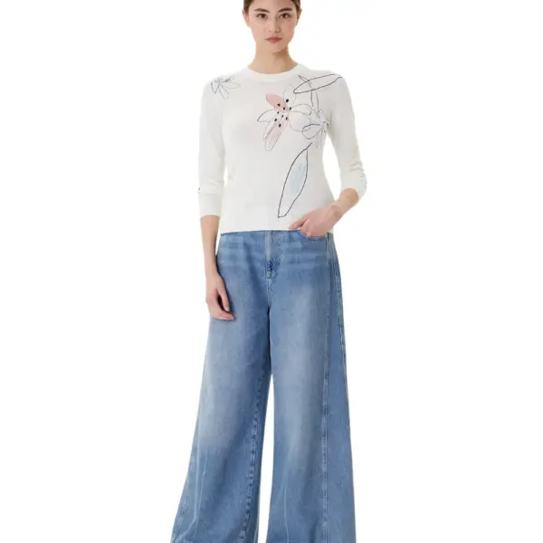 Desigual - Γυναικεία Μπλούζα Arty Regular Fit 25WWJF33-1000 Λευκό 25WWJF33-1000