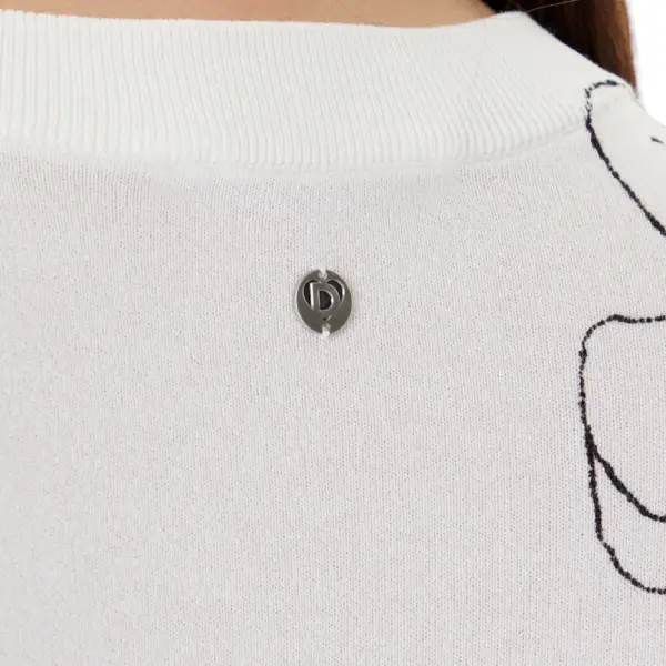 Desigual - Γυναικεία Μπλούζα Arty Regular Fit 25WWJF33-1000 Λευκό 25WWJF33-1000