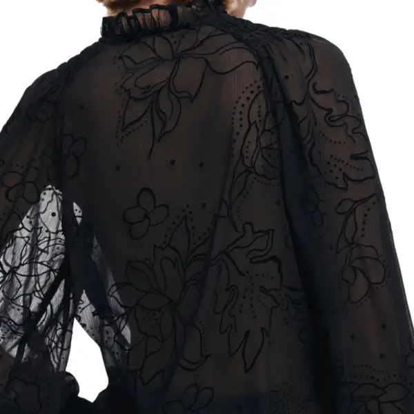 Desigual - Γυναικεία Μπλούζα Regular Fit 25WWBW05-2000 Μαύρο 25WWBW05-2000