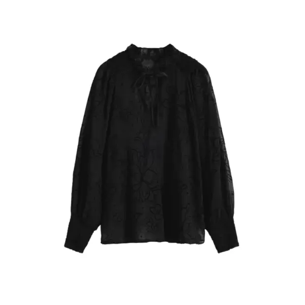 Desigual - Γυναικεία Μπλούζα Regular Fit 25WWBW05-2000 Μαύρο 25WWBW05-2000