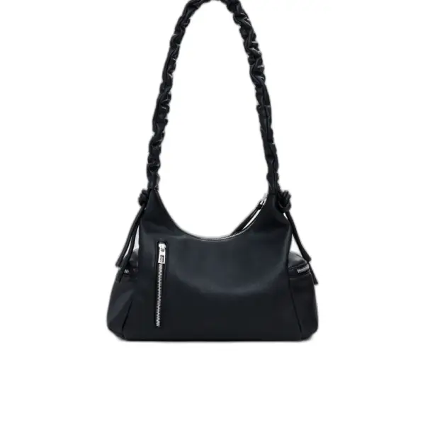 Desigual - Γυναικεία Τσάντα Ώμου Half Logo Montville B 25WAXP98-2000 Μαύρο 25WAXP98-2000