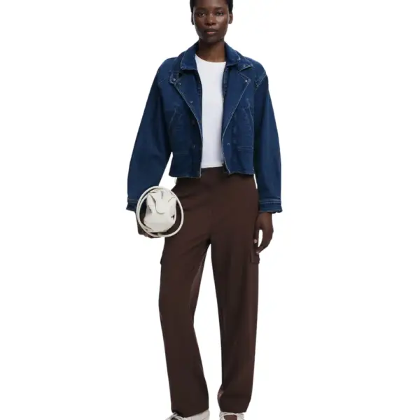 Desigual - Γυναικείο Παντελόνι Cargo Sagun Regular Fit 25WWPW08-6035 Καφέ 25WWPW08-6035