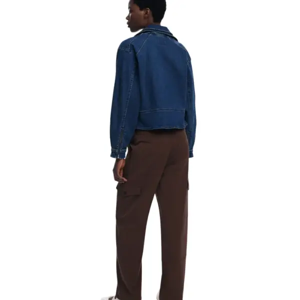 Desigual - Γυναικείο Παντελόνι Cargo Sagun Regular Fit 25WWPW08-6035 Καφέ 25WWPW08-6035