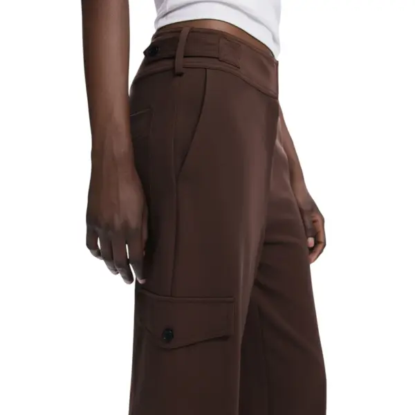 Desigual - Γυναικείο Παντελόνι Cargo Sagun Regular Fit 25WWPW08-6035 Καφέ 25WWPW08-6035