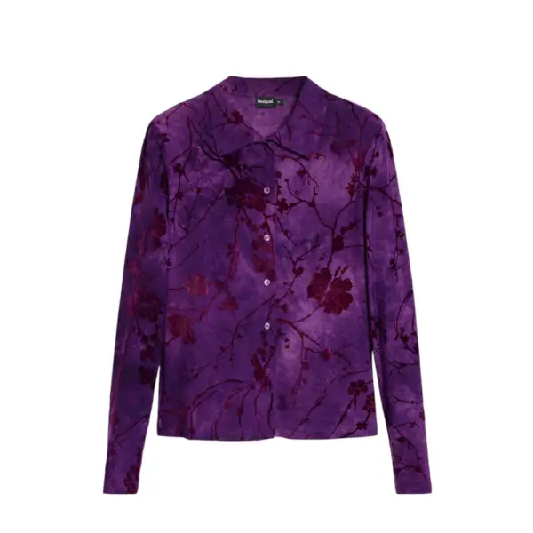Desigual - Γυναικείο Πουκάμισο Ts Alina Regular Fit 25WWTK29-3028 Μωβ 25WWTK29-3028