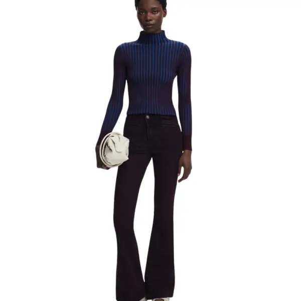 Desigual - Γυναικείο Πουλόβερ Barrow Slim Fit 25WWJF18-5019 Μπλε 25WWJF18-5019