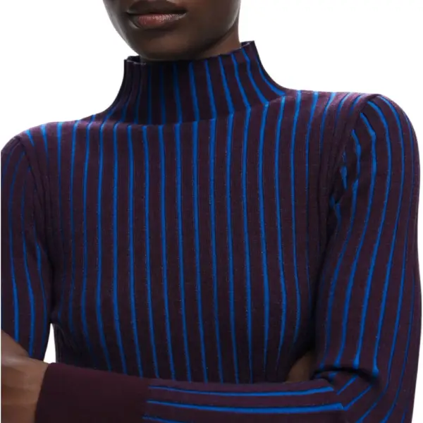 Desigual - Γυναικείο Πουλόβερ Barrow Slim Fit 25WWJF18-5019 Μπλε 25WWJF18-5019