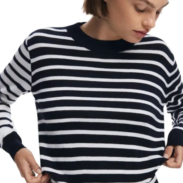 Desigual - Γυναικείο Πουλόβερ Bergen Regular Fit 25WWJF08-2000 Μαύρο 25WWJF08-2000