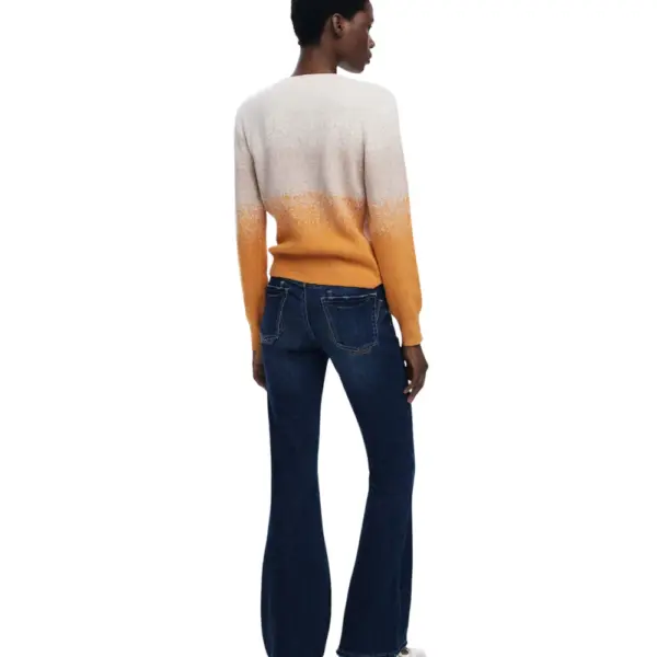 Desigual - Γυναικείο Πουλόβερ Fama Regular Fit 25WWJF24-1011 Μπεζ 25WWJF24-1011