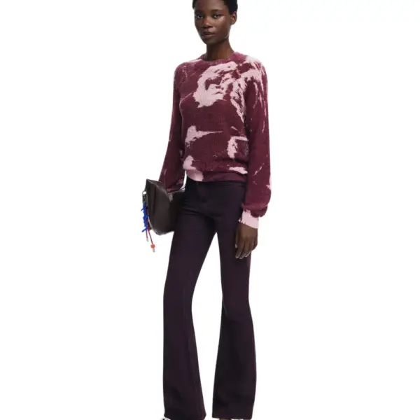 Desigual - Γυναικείο Πουλόβερ Hyder Regular Fit 25WWJF31-3078 Κόκκινο 25WWJF31-3078