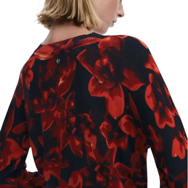 Desigual - Γυναικείο Πουλόβερ Lund Regular Fit 25WWJF16-2000 Μαύρο 25WWJF16-2000