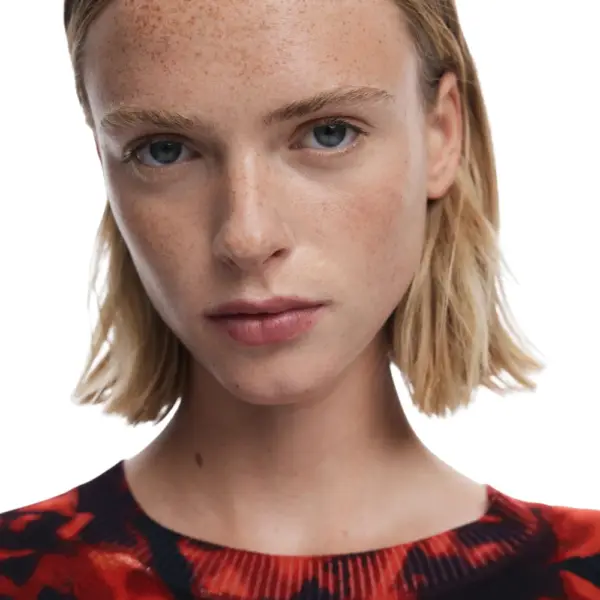 Desigual - Γυναικείο Πουλόβερ Lund Regular Fit 25WWJF16-2000 Μαύρο 25WWJF16-2000