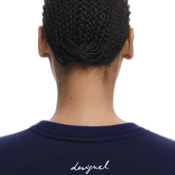 Desigual - Γυναικείο Πουλόβερ Mickey Fantasia Regular Fit 25WWSK15-5000 Μπλε Σκούρο 25WWSK15-5000