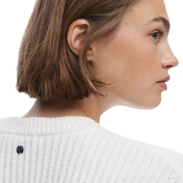 Desigual - Γυναικείο Πουλόβερ Nome Regular Fit 25WWJF26-1011 Εκρού 25WWJF26-1011