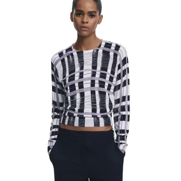 Desigual - Γυναικείο Πουλόβερ Noruega Regular Fit 25WWJF41-2000 Μαύρο