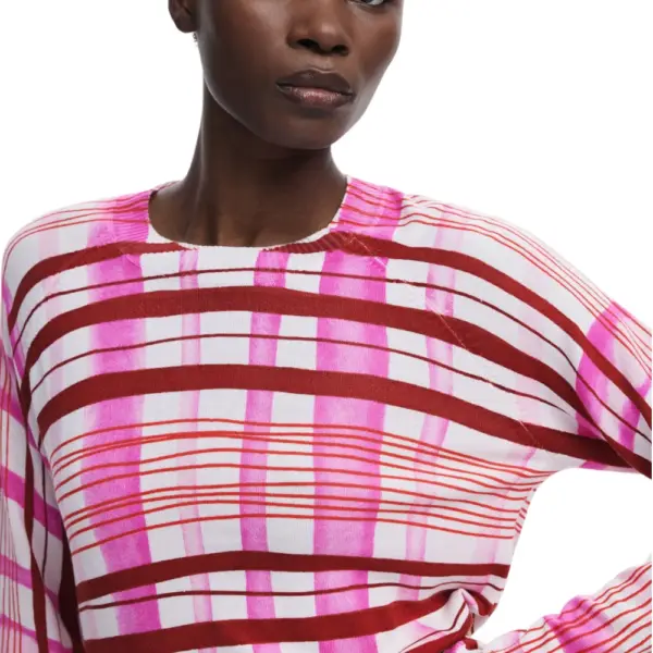 Desigual - Γυναικείο Πουλόβερ Noruega Regular Fit 25WWJF41-3049 Ροζ 25WWJF41-3049