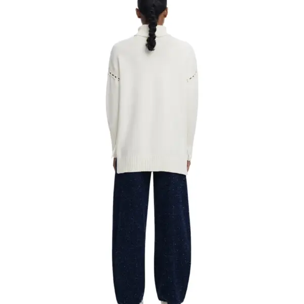 Desigual - Γυναικείο Πουλόβερ Vantaa Relaxed Fit 25WWJF11-1011 Εκρού 25WWJF11-1011