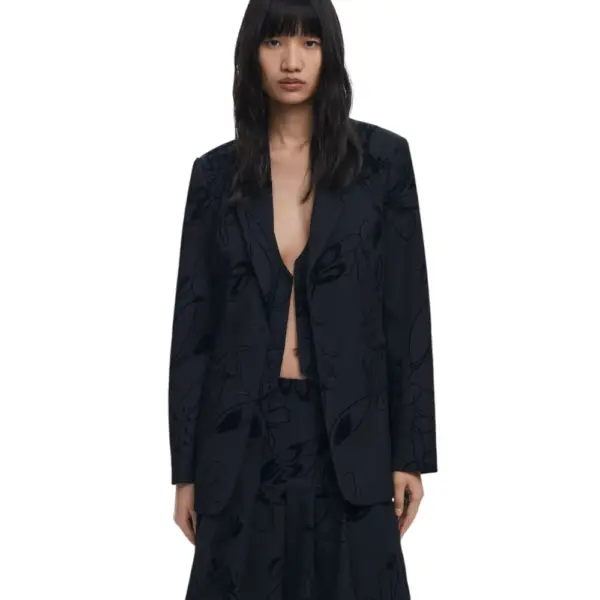 Desigual - Γυναικείο Σακάκι Flockarty Regular Fit 25WWEW19-2000 Μαύρο