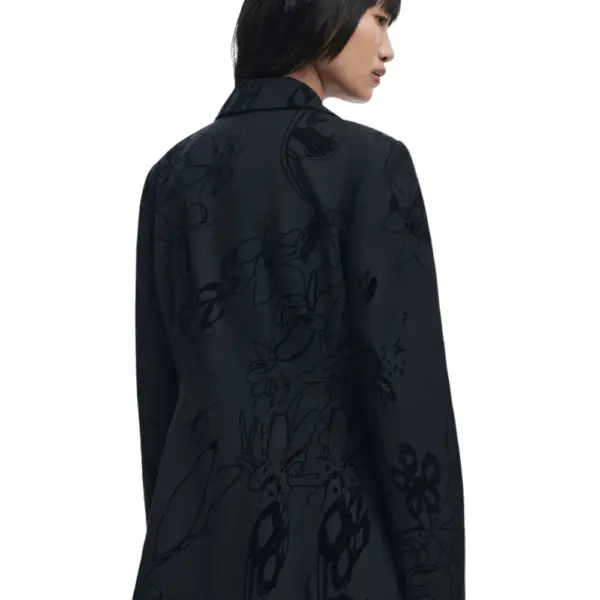 Desigual - Γυναικείο Σακάκι Flockarty Regular Fit 25WWEW19-2000 Μαύρο 25WWEW19-2000