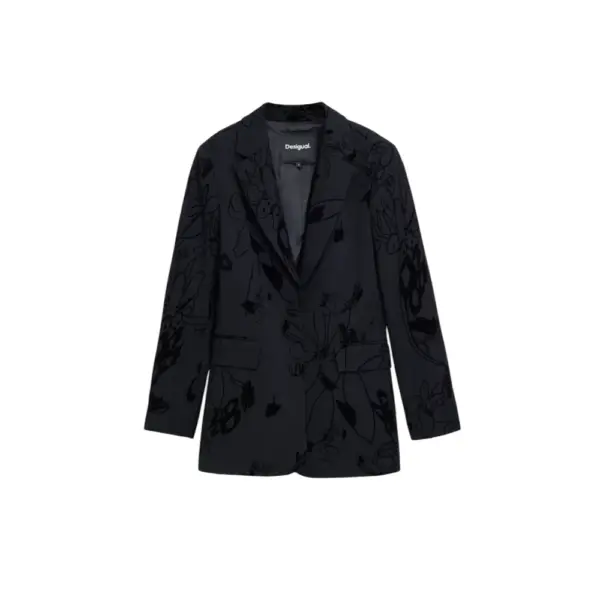 Desigual - Γυναικείο Σακάκι Flockarty Regular Fit 25WWEW19-2000 Μαύρο 25WWEW19-2000