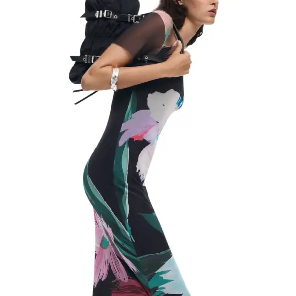Desigual - Γυναικείο Φόρεμα Bernadette Slim Fit 25WWVK19-2000 Μαύρο 25WWVK19-2000