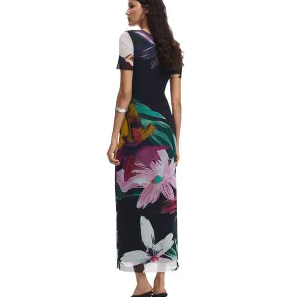 Desigual - Γυναικείο Φόρεμα Bernadette Slim Fit 25WWVK19-2000 Μαύρο 25WWVK19-2000