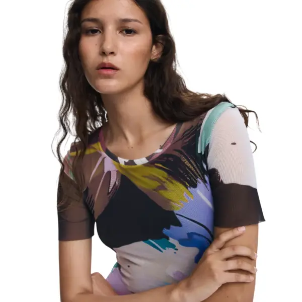 Desigual - Γυναικείο Φόρεμα Bernadette Slim Fit 25WWVK19-2000 Μαύρο 25WWVK19-2000