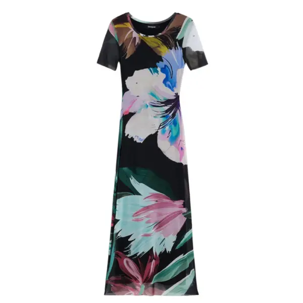 Desigual - Γυναικείο Φόρεμα Bernadette Slim Fit 25WWVK19-2000 Μαύρο 25WWVK19-2000