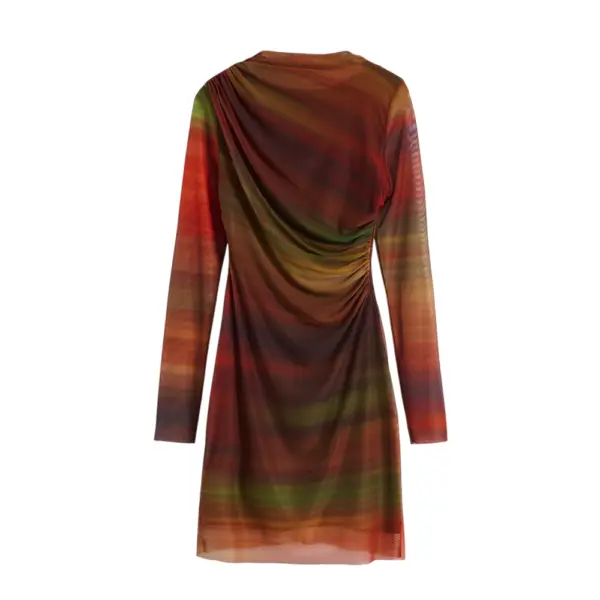 Desigual - Γυναικείο Φόρεμα Dante Slim Fit 25WWVK21-7017 Πορτοκαλί 25WWVK21-7017