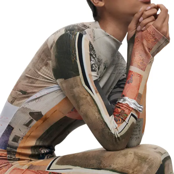 Desigual - Γυναικείο Φόρεμα Lyra Slim Fit 25WWVK30-9019 Μπεζ 25WWVK30-9019