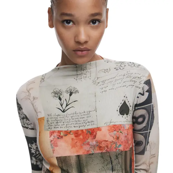 Desigual - Γυναικείο Φόρεμα Lyra Slim Fit 25WWVK30-9019 Μπεζ 25WWVK30-9019