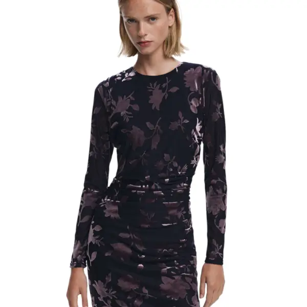 Desigual - Γυναικείο Φόρεμα Medora Slim Fit 25WWVK27-3004 Μπλε Σκούρο 25WWVK27-3004