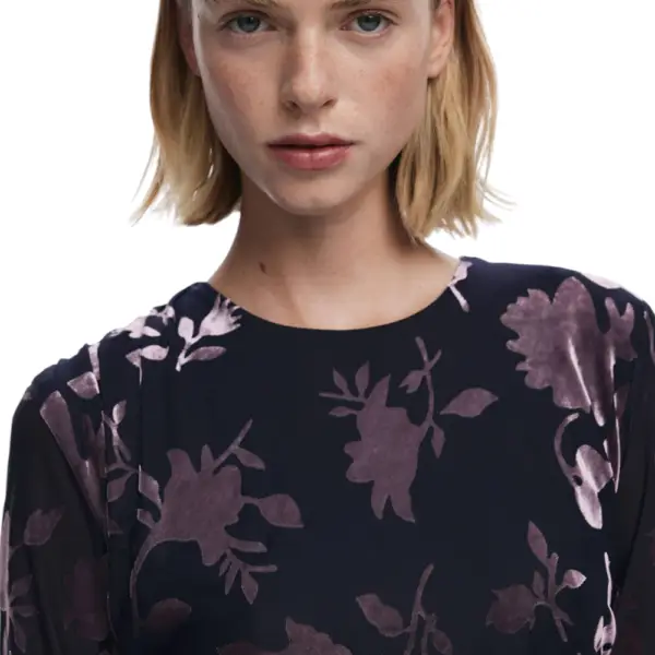 Desigual - Γυναικείο Φόρεμα Medora Slim Fit 25WWVK27-3004 Μπλε Σκούρο 25WWVK27-3004