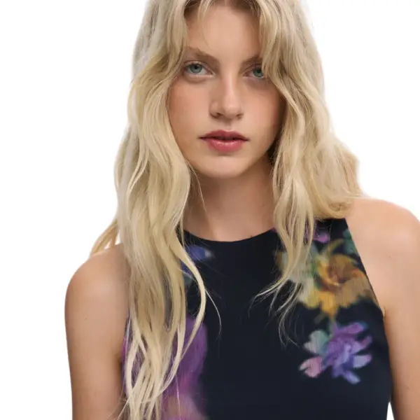 Desigual - Γυναικείο Φόρεμα Nala Regular Fit 25WWVW30-2000 Μαύρο 25WWVW30-2000