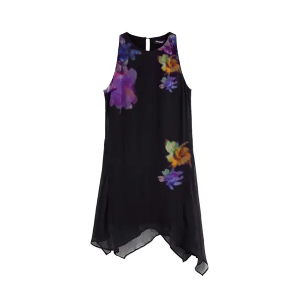 Desigual - Γυναικείο Φόρεμα Nala Regular Fit 25WWVW30-2000 Μαύρο 25WWVW30-2000