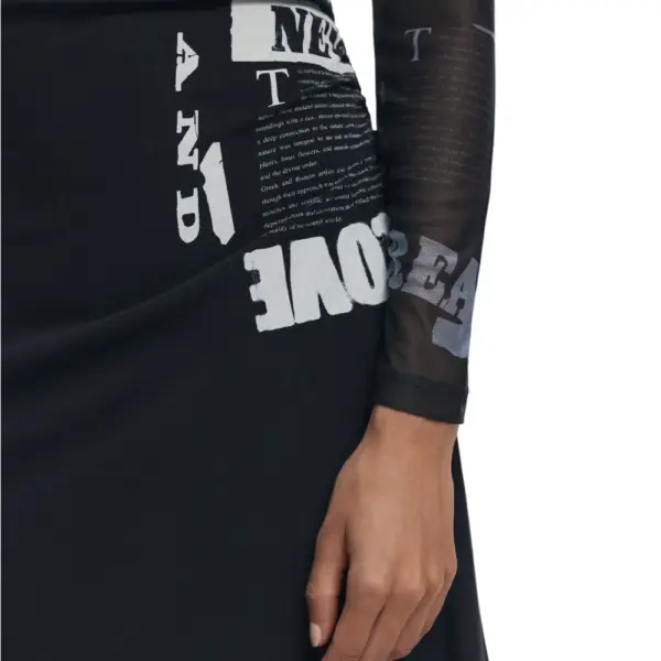 Desigual - Γυναικείο Φόρεμα Posinew Slim Fit 25WWVW26-2000 Μαύρο 25WWVW26-2000