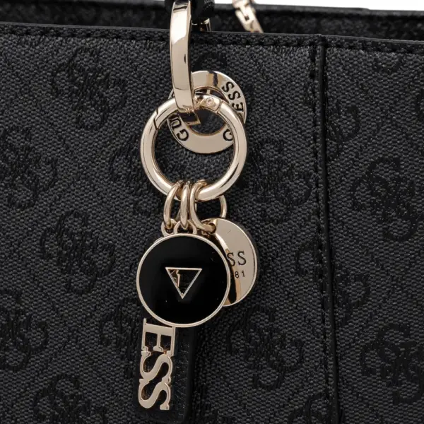 Guess - Γυναικεία Τσάντα Ώμου Noelle II HWBG9672250-COAL Ανθρακί HWBG9672250-COAL