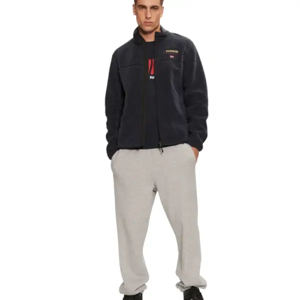 Napapijri - Ανδρική Ζακέτα Fleece T-Tynik fz Regular Fit NP0A4IA9-176 Μπλε Σκούρο NP0A4IA9-176