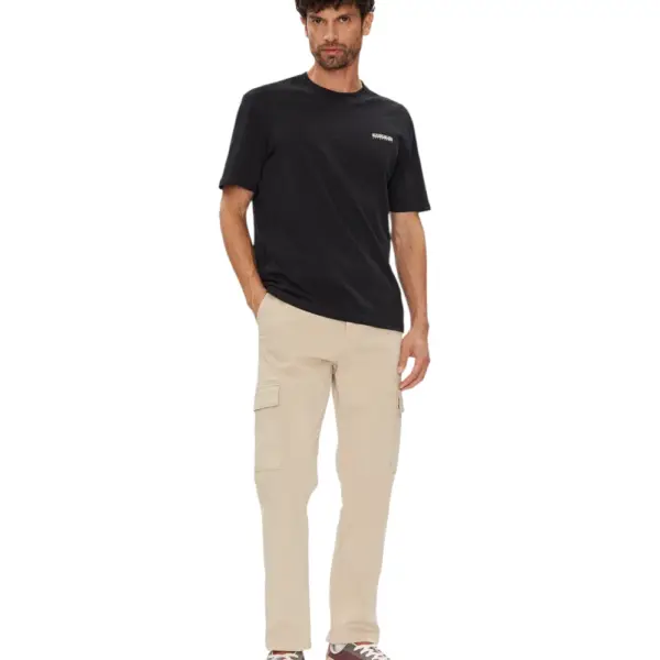 Napapijri - Ανδρικό T-shirt S Smallbox Regular Fit NP0A88TR-941 Μαύρο NP0A88TR941