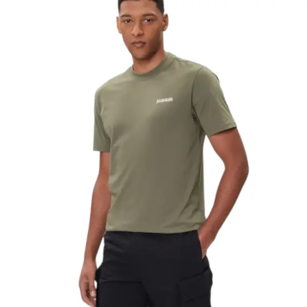 Napapijri - Ανδρικό T-shirt S Smallbox Regular Fit NP0A88TR-G0A Πράσινο