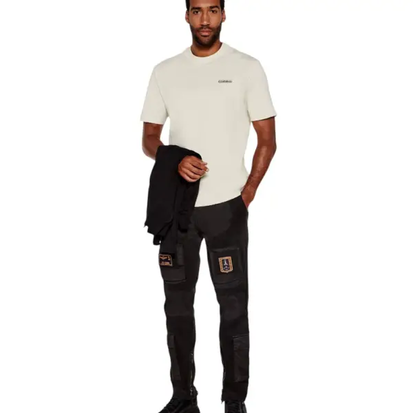 Napapijri - Ανδρικό T-shirt S Smallbox Regular Fit NP0A88TR-N1J Εκρού NP0A88TRN1J