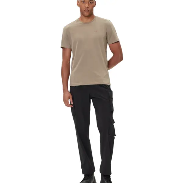 Napapijri - Ανδρικό T-shirt Salis Ss Sum Regular Fit NP0A4H8D-N1T Μπεζ NP0A4H8DN1T