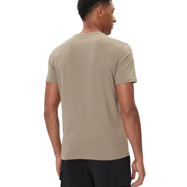 Napapijri - Ανδρικό T-shirt Salis Ss Sum Regular Fit NP0A4H8D-N1T Μπεζ NP0A4H8DN1T