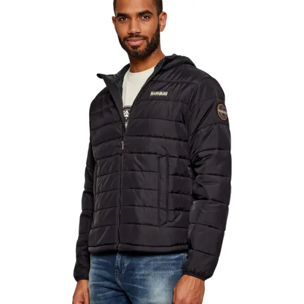 Napapijri - Ανδρικό Μπουφάν χειμωνιάτικο A-Gesar NP0A88U3-941 Μαύρο
