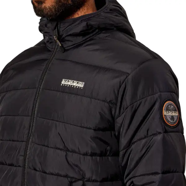 Napapijri - Ανδρικό Μπουφάν χειμωνιάτικο A-Gesar NP0A88U3-941 Μαύρο NP0A88U3941