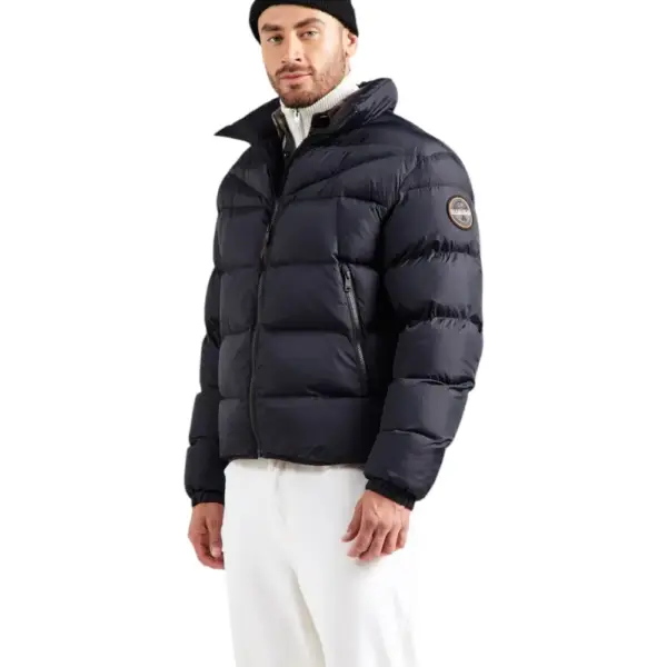 Napapijri - Ανδρικό Μπουφάν χειμωνιάτικο Molveno Stand NP0A88V3-941 Μαύρο