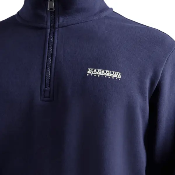 Napapijri - Ανδρικό Φούτερ B Small Box Relaxed Fit NP0A88TO-176 Μπλε Σκούρο NP0A88TO176