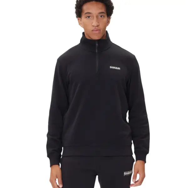 Napapijri - Ανδρικό Φούτερ B Small Box Relaxed Fit NP0A88TO-941 Μαύρο