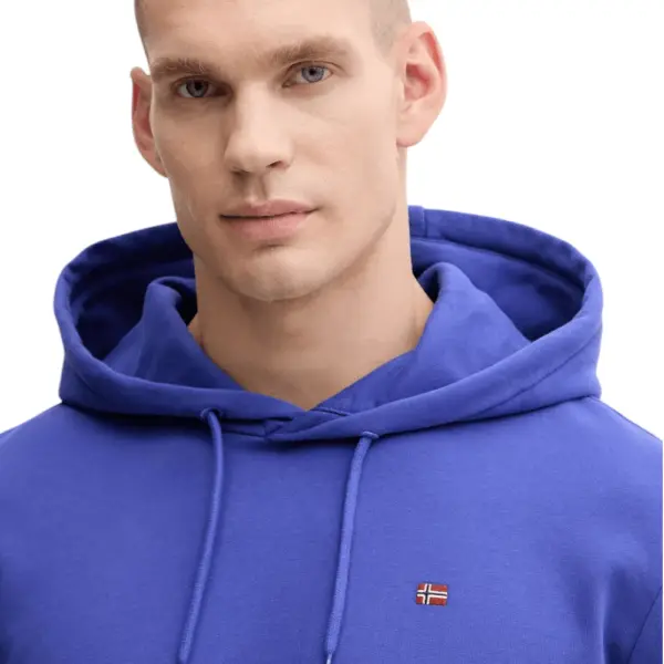 Napapijri - Ανδρικό Φούτερ Balis Hood NP0A4FQV-B3B Μπλε NP0A4FQVB3B